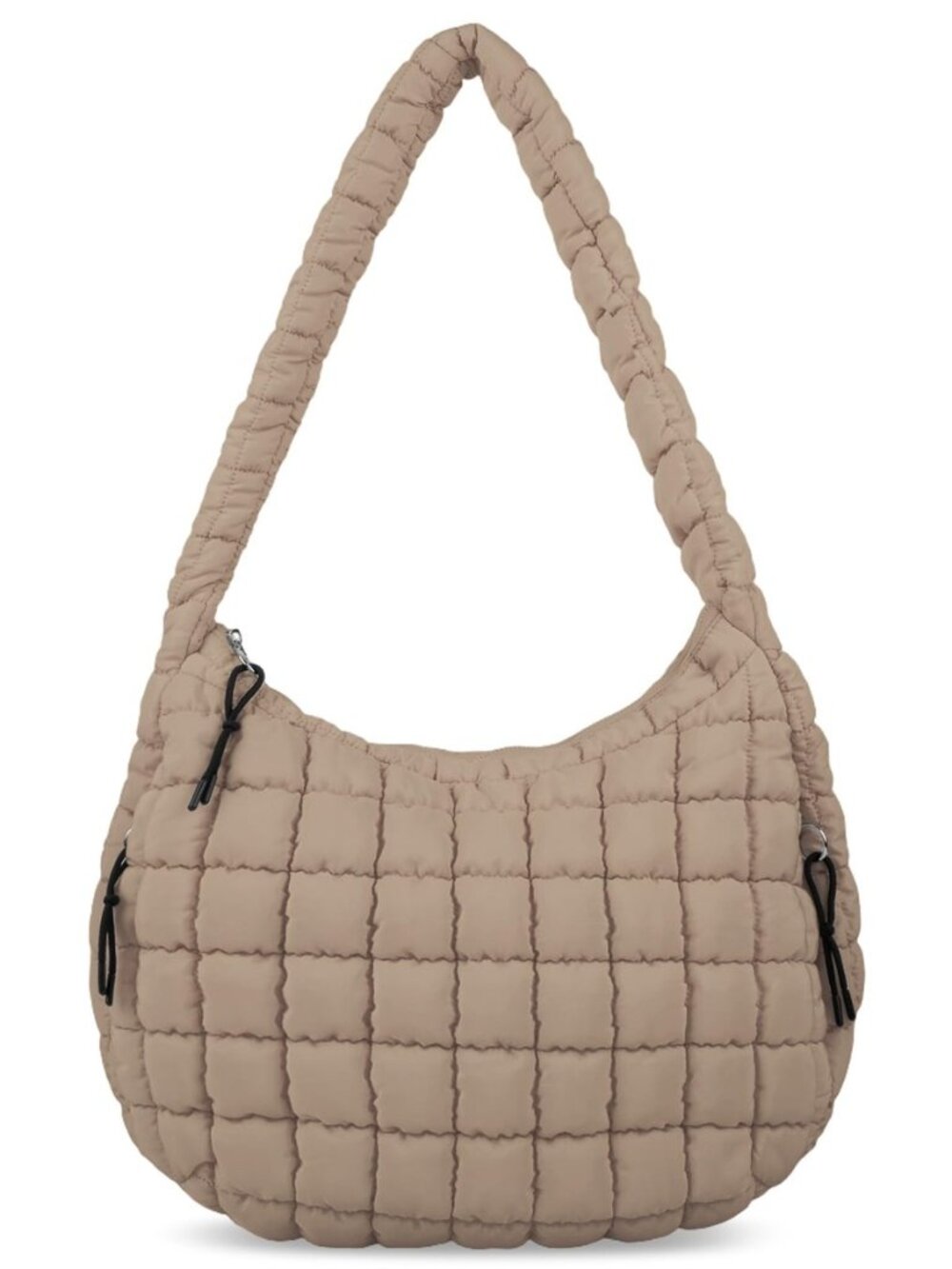 Quilted Puffer Tote Bag for Women Large Crossbody Bag Lightweight Nylon Puffy